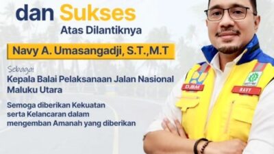 Kabalai PJN Malut Yang Baru Diminta Evaluasi Kasatker I,II dan Copot Tiga PPK