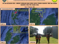 Longboat Penumpang 10 orang hilang kontak perairan Halmahera