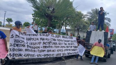 Desak Polda Malut Usut Tuntaskan Kasus  PT WKM