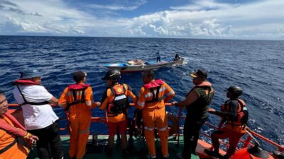 Perahu Nelayan Tidore Tenggelam di Perairan Batang dua, Korban Ditemukan Selamat