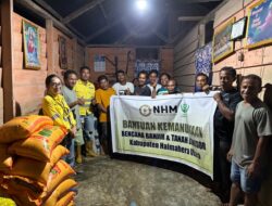 NHM Peduli Salurkan Bantuan kepada Korban Banjir dan Longsor di Halut dan dan Halbar