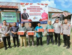 Kapolda Malut Resmikan Sumur Bor dan Salurkan Bantuan Sosial di Desa Bobane Jaya