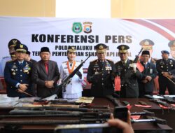 Polisi Amankan 16 Senjata Api Ilegal, Langkah Nyata Cegah Konflik di Maluku Utara 