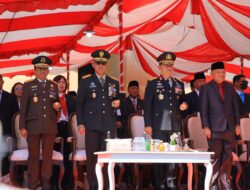 Kapolda Malut bersama Forkopimda Hadiri Upacara Detik-Detik Proklamasi HUT RI ke-81di Sofifi
